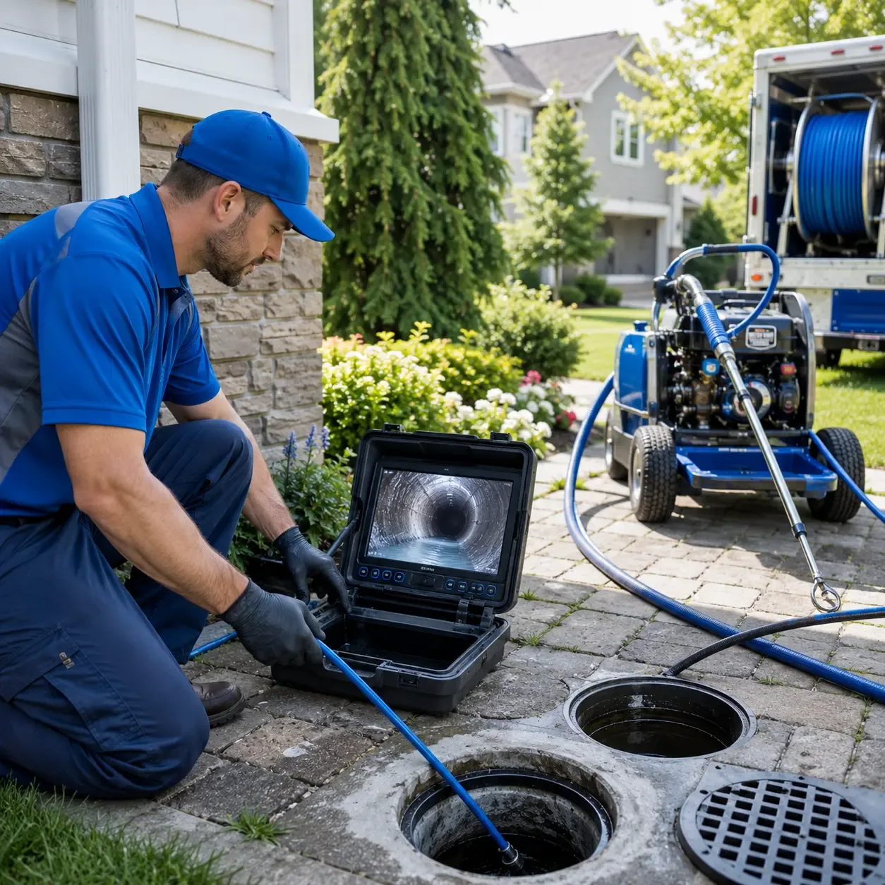 Outdoor drain cleaning professionals serving Acton, MA